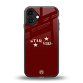 star girl back phone cover | glass case for iphone 16 plus