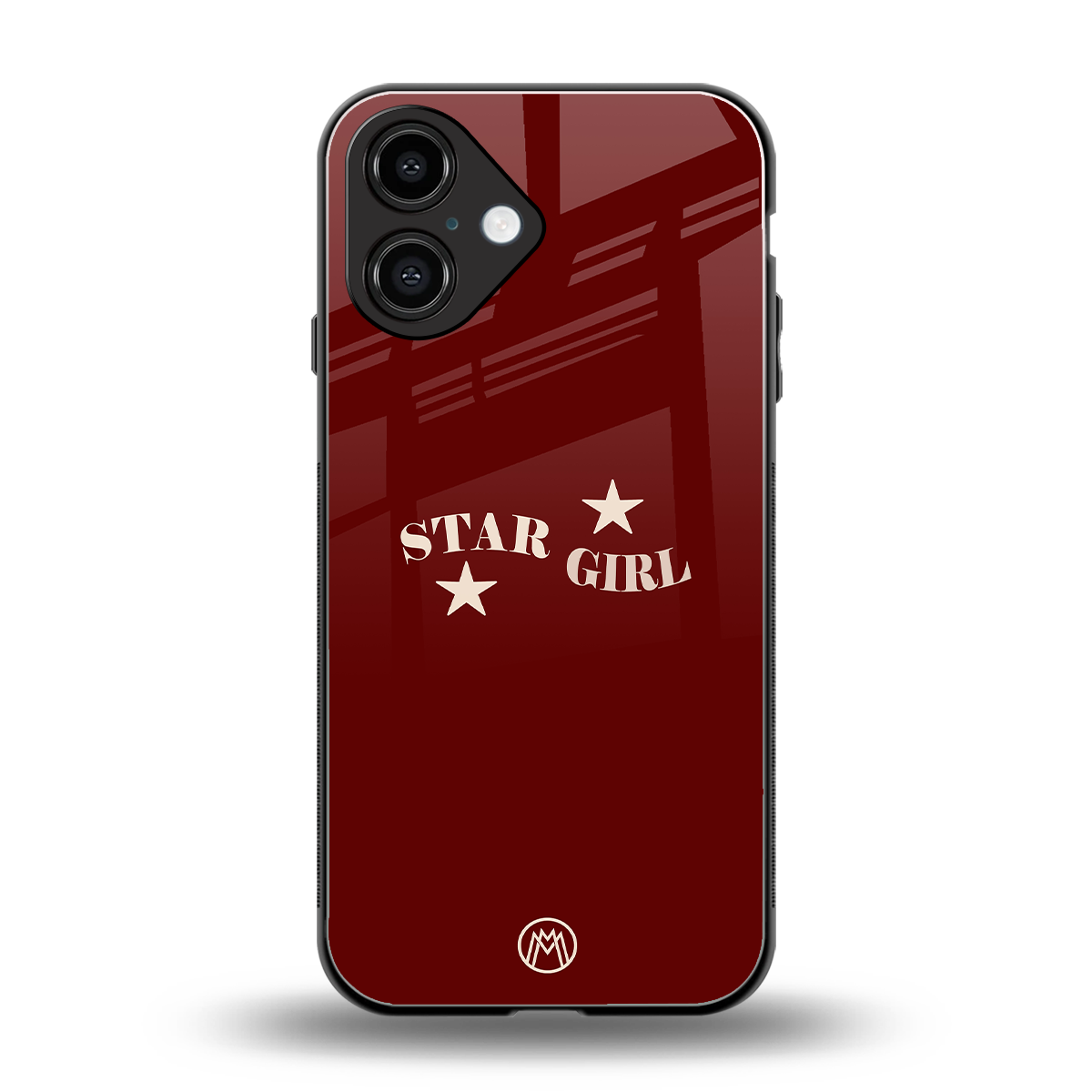 star girl back phone cover | glass case for iphone 16