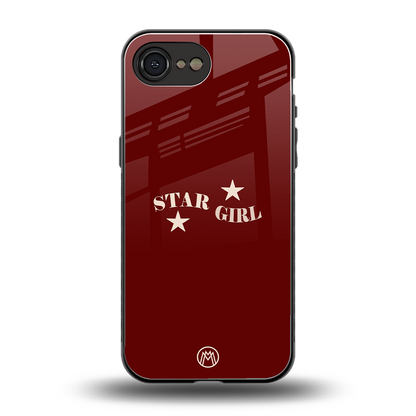 star girl back phone cover | glass case for iphone 16e