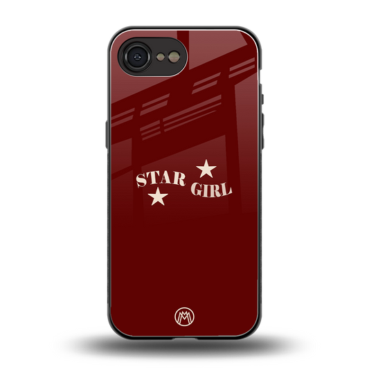 star girl back phone cover | glass case for iphone 16e
