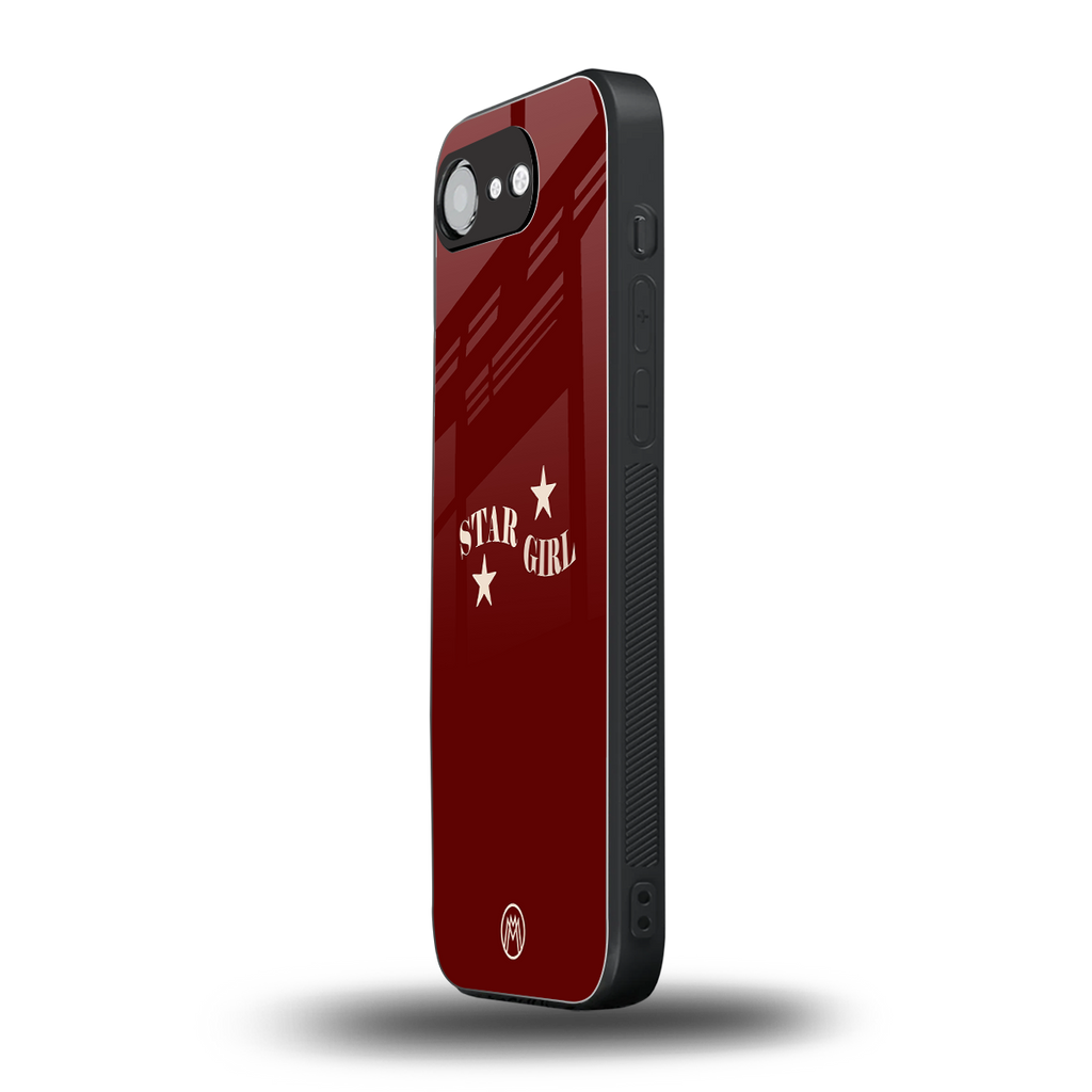 star girl back phone cover | glass case for iphone 16e