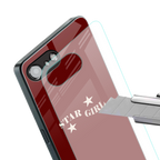 star girl back phone cover | glass case for iphone 16e