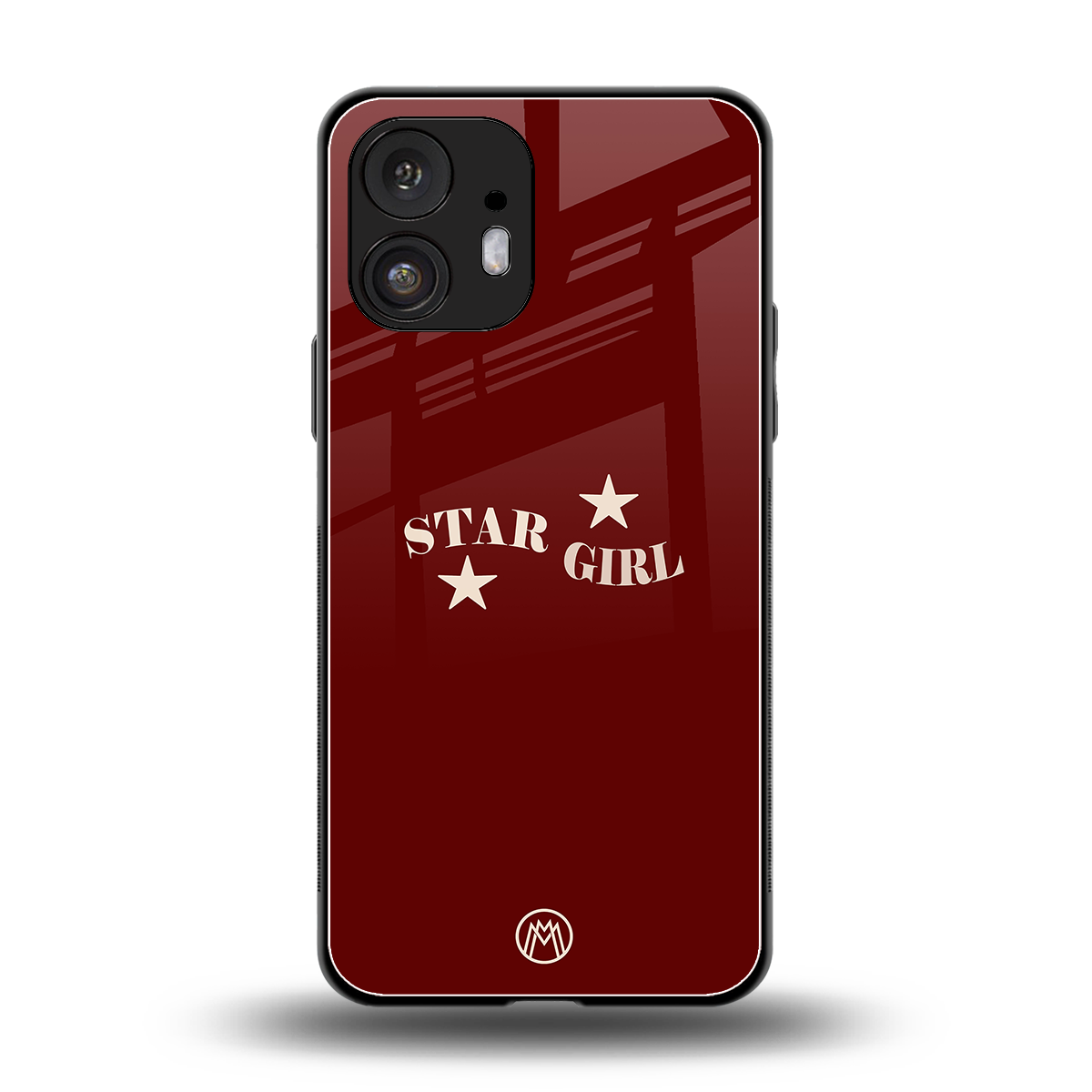 star girl back phone cover | glass case for nothing phone 2