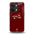 star girl back phone cover | glass case for oneplus nord 3