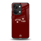 star girl back phone cover | glass case for oneplus nord 3