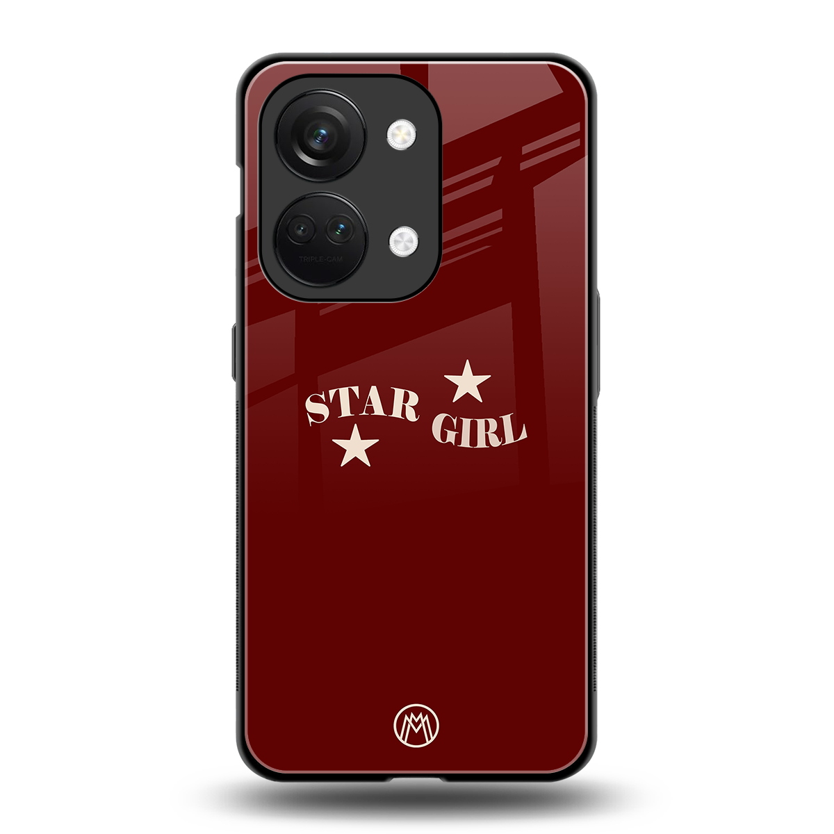 star girl back phone cover | glass case for oneplus nord 3