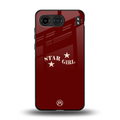 star girl back phone cover | glass case for oneplus nord 4