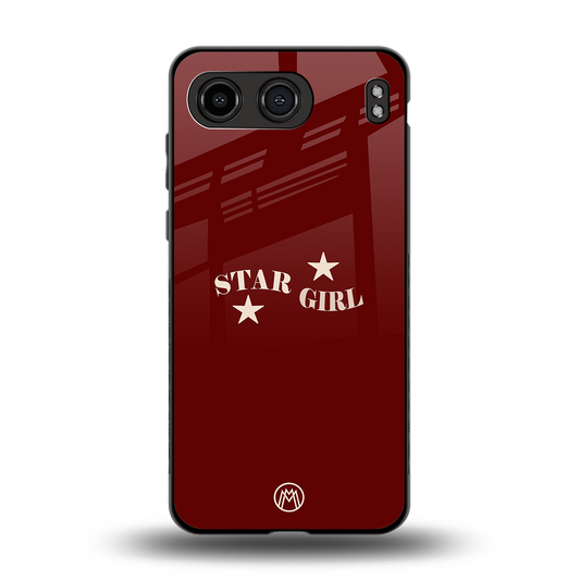 star girl back phone cover | glass case for oneplus nord 4