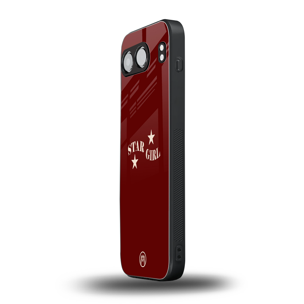 star girl back phone cover | glass case for oneplus nord 4