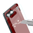 star girl back phone cover | glass case for oneplus nord 4