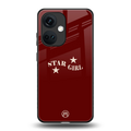 star girl back phone cover | glass case for oneplus nord ce 3