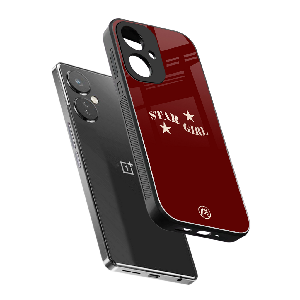 star girl back phone cover | glass case for oneplus nord ce 3