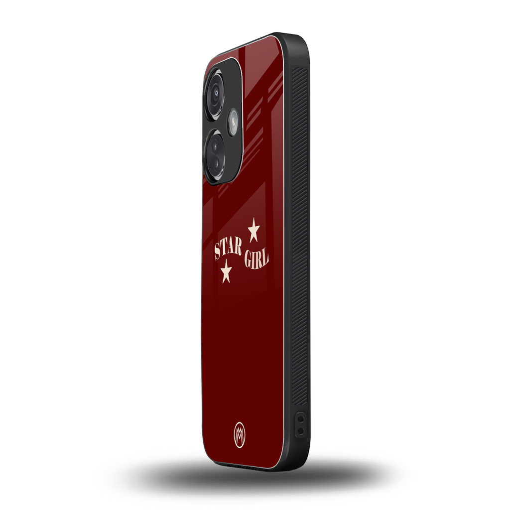 star girl back phone cover | glass case for oneplus nord ce 3