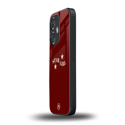 star girl back phone cover | glass case for oneplus nord ce 3