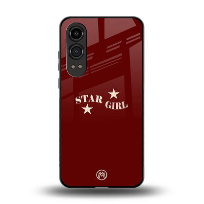 star girl back phone cover | glass case for oneplus nord ce 4 lite