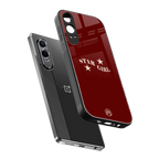 star girl back phone cover | glass case for oneplus nord ce 4 lite