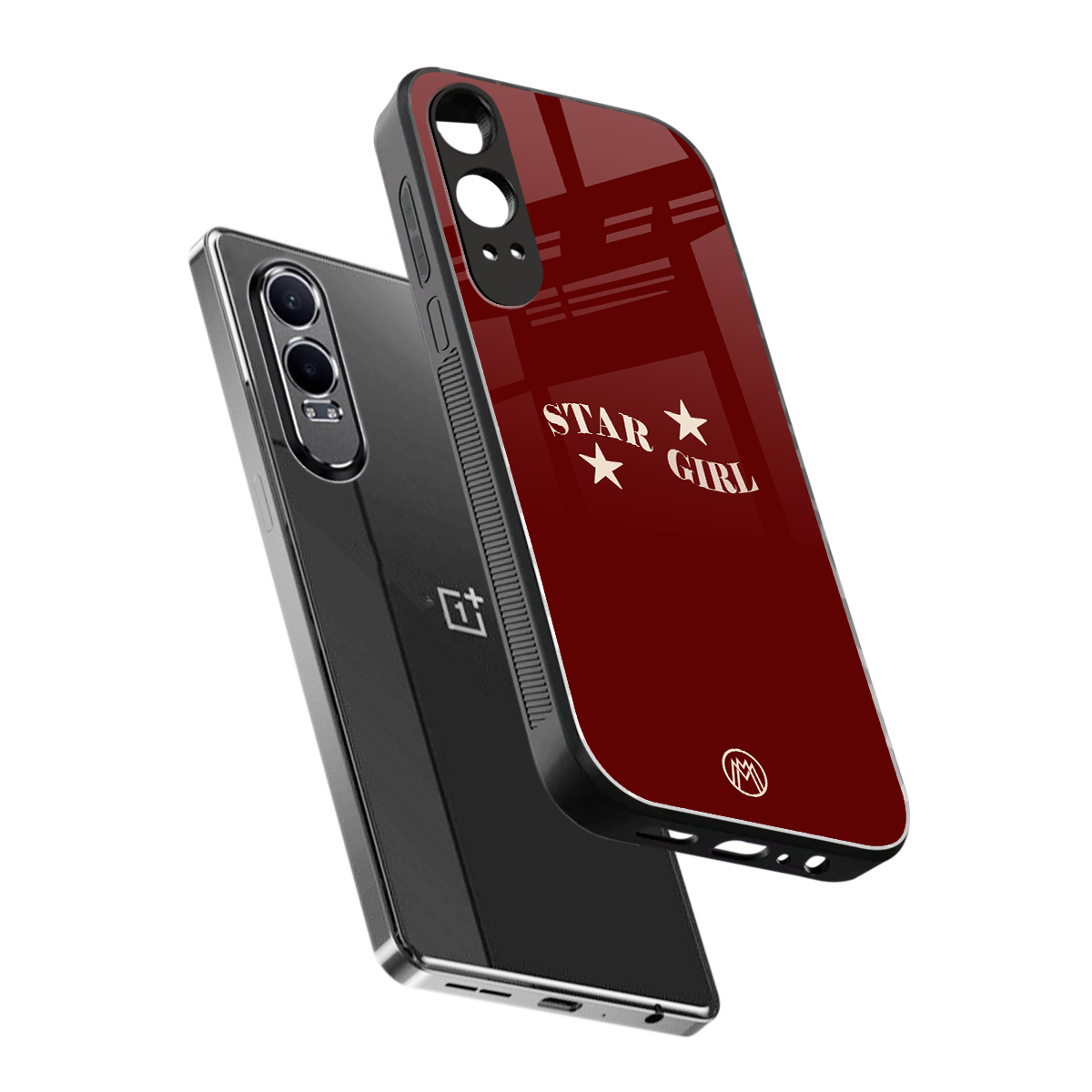 star girl back phone cover | glass case for oneplus nord ce 4 lite