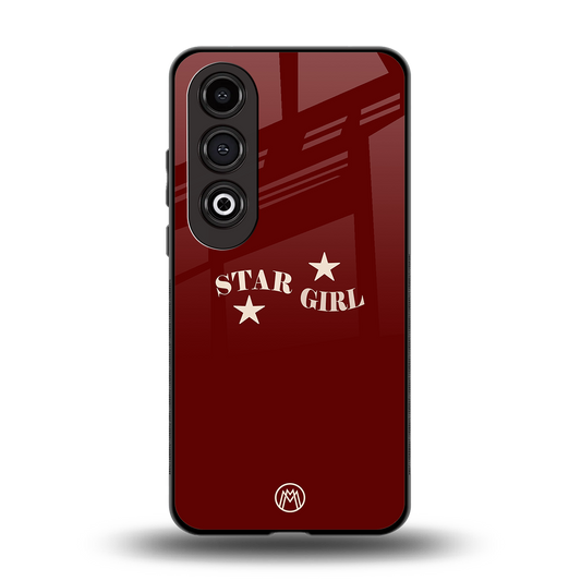 star girl back phone cover | glass case for oneplus nord ce 4