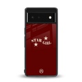 star girl back phone cover | glass case for Google Pixel 6A