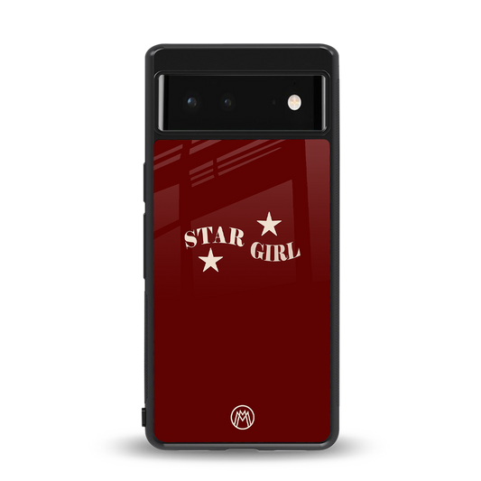 star girl back phone cover | glass case for Google Pixel 6A