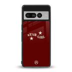 star girl back phone cover | glass case for google pixel 7 pro