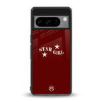 star girl back phone cover | glass case for google pixel 8 pro
