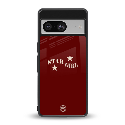 star girl back phone cover | glass case for Google Pixel 8