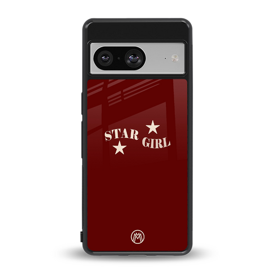 star girl back phone cover | glass case for Google Pixel 8