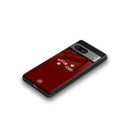 star girl back phone cover | glass case for Google Pixel 8