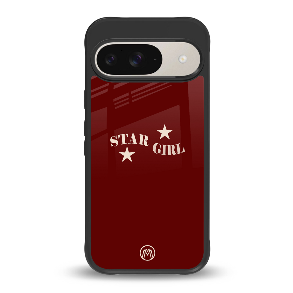 star girl back phone cover | glass case for google pixel 9