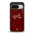 star girl back phone cover | glass case for google pixel 9