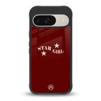 star girl back phone cover | glass case for google pixel 9