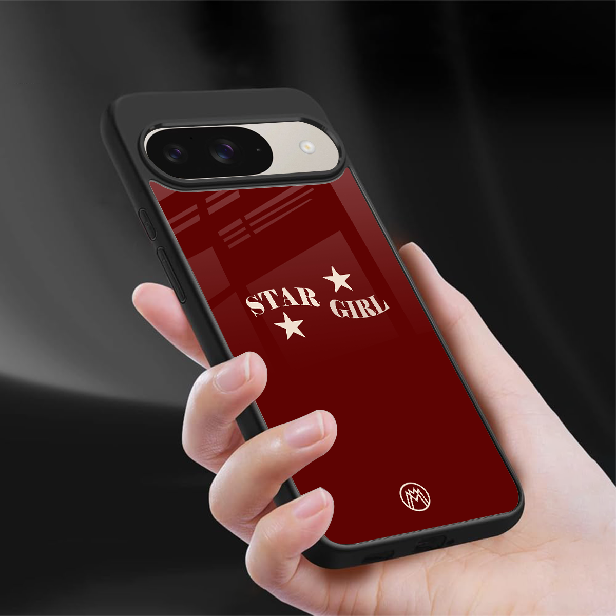 star girl back phone cover | glass case for google pixel 9