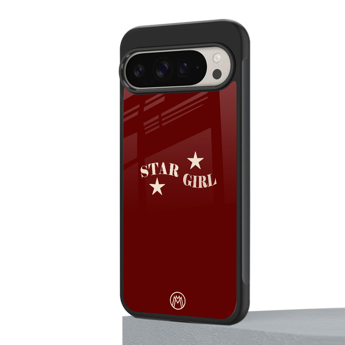 star girl back phone cover | glass case for google pixel 9 pro