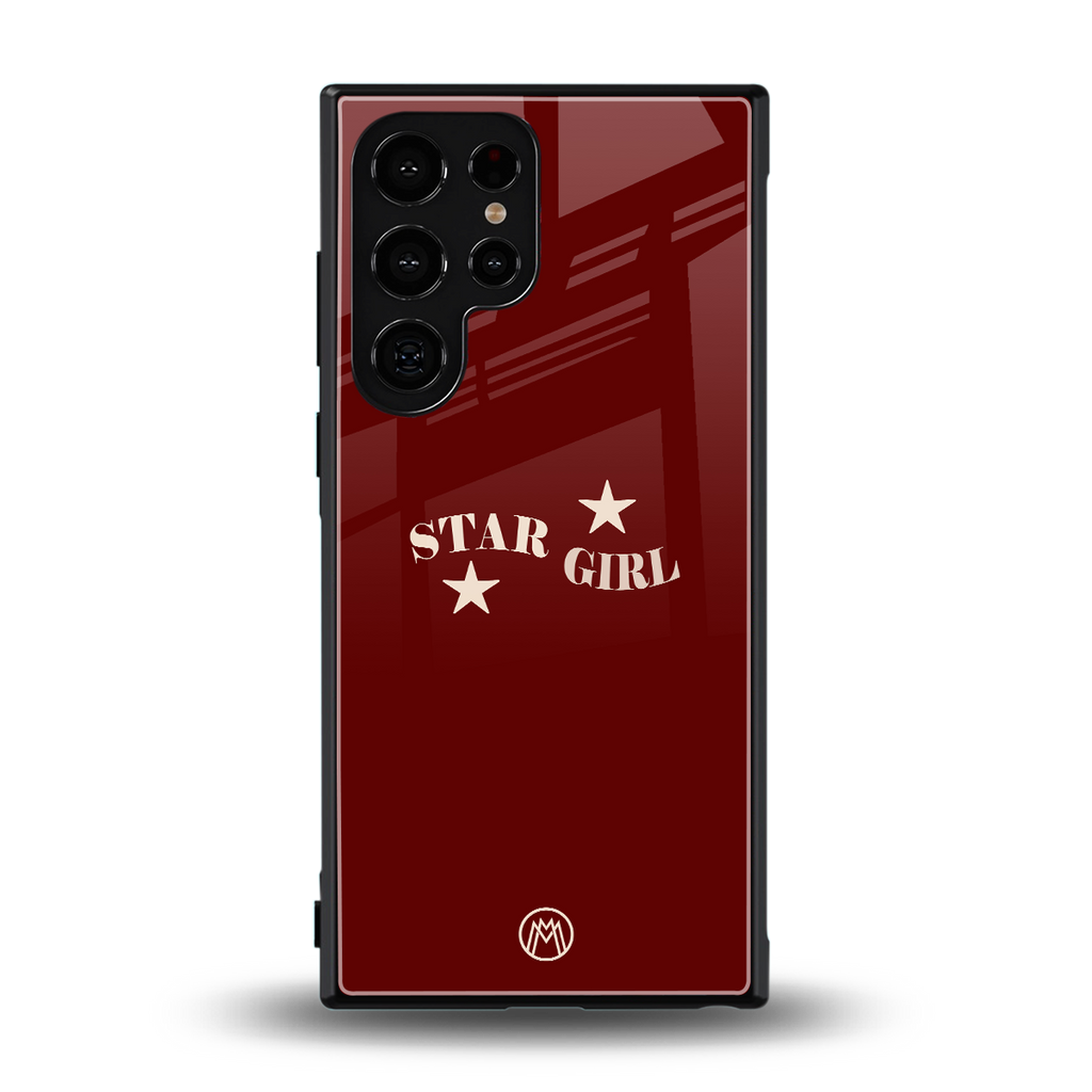 star girl back phone cover | glass case for samsung galaxy s24 ultra