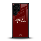 star girl back phone cover | glass case for samsung galaxy s23 ultra