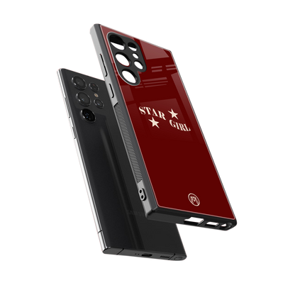 star girl back phone cover | glass case for samsung galaxy s23 ultra