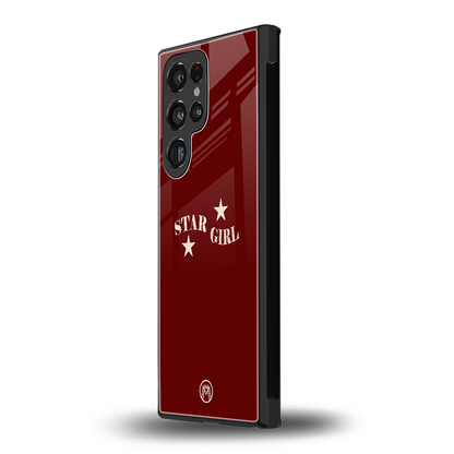 star girl back phone cover | glass case for samsung galaxy s23 ultra