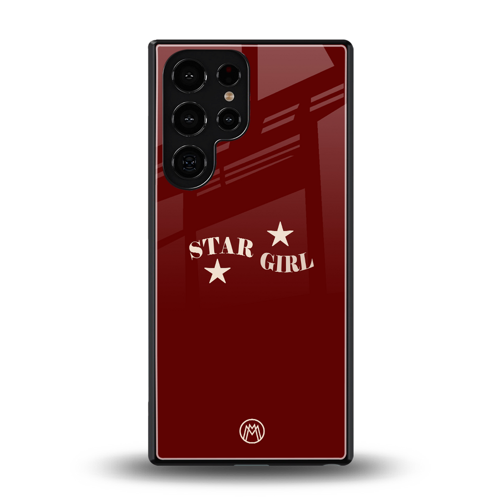 star girl back phone cover | glass case for samsung galaxy s25 ultra