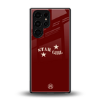 star girl back phone cover | glass case for samsung galaxy s25 ultra