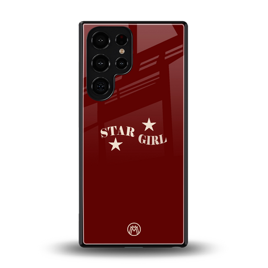 star girl back phone cover | glass case for samsung galaxy s25 ultra