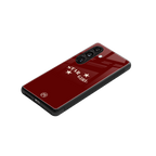 star girl back phone cover | glass case for samsung galaxy s24