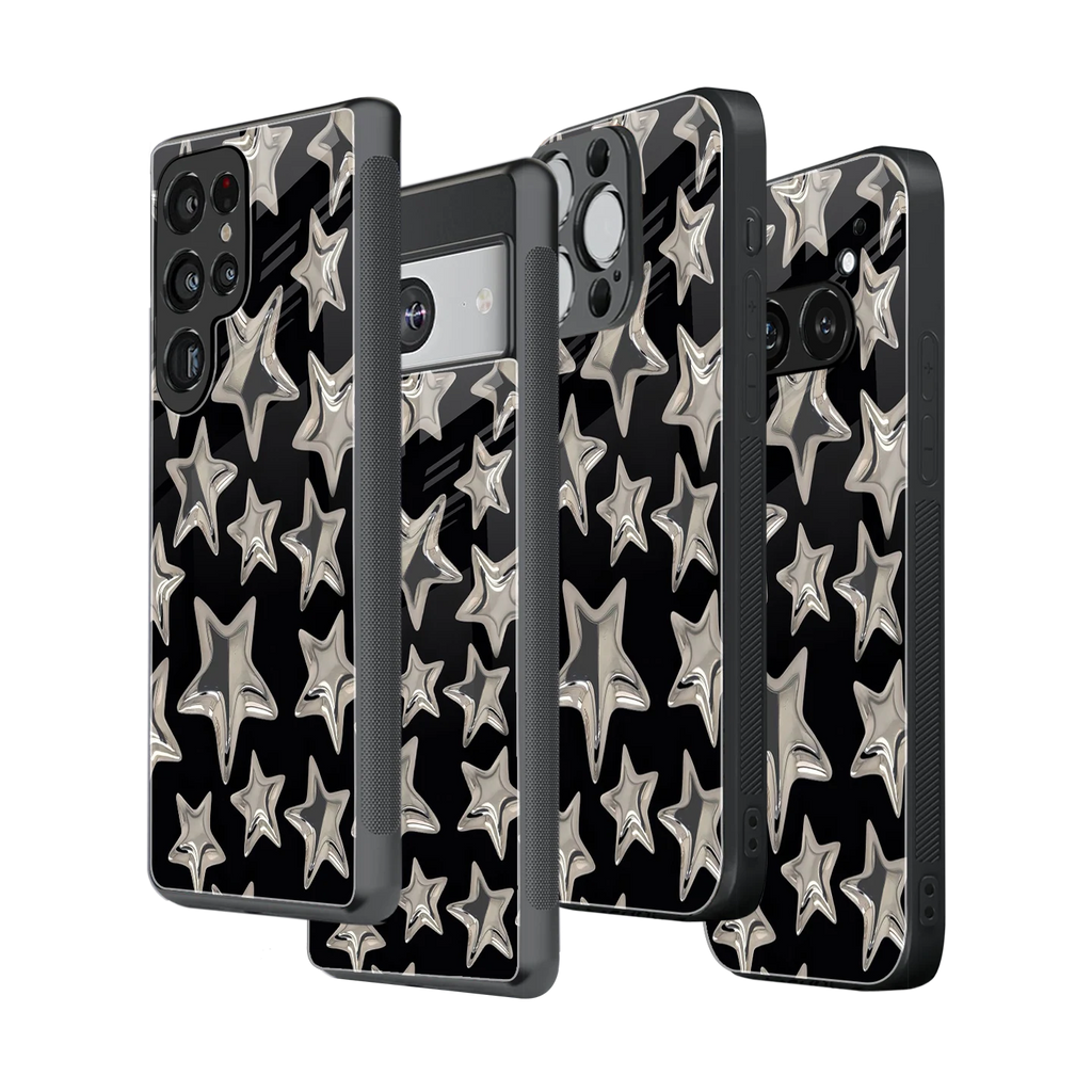 Stylish Glass Back Case for All Smartphones iPhone, Samsung, OnePlus, Pixel, Redmi, Oppo, Vivo, Motorola