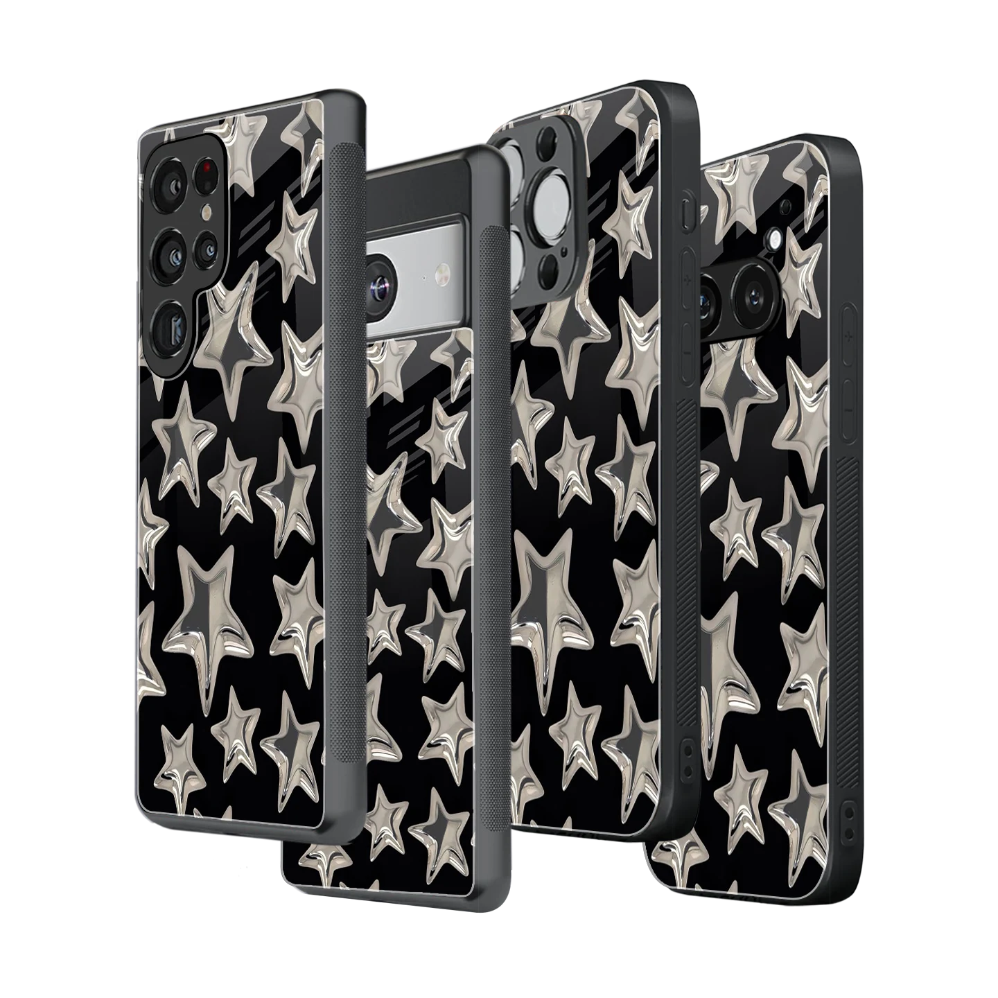 Stylish Glass Back Case for All Smartphones iPhone, Samsung, OnePlus, Pixel, Redmi, Oppo, Vivo, Motorola