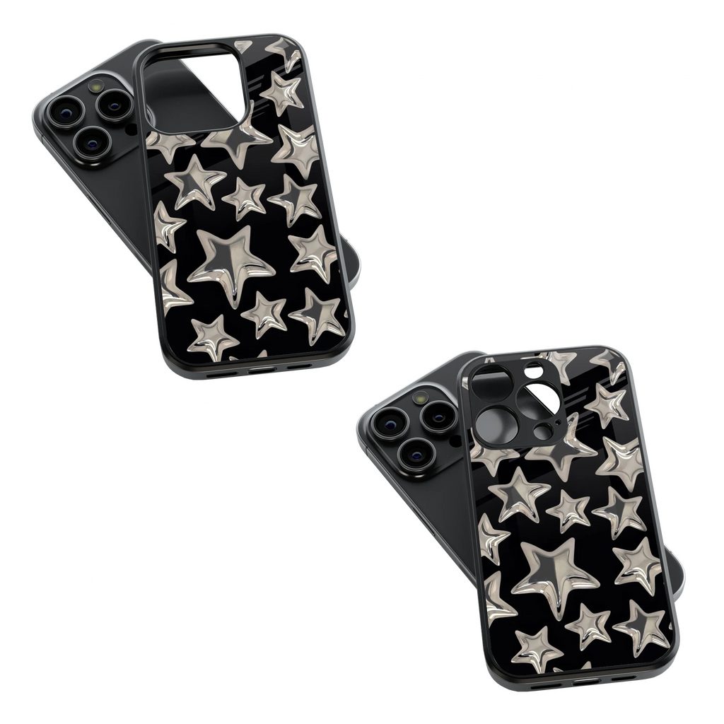 Trendy Glass Back Mobile Case for iPhone, Samsung, Redmi, OnePlus, Google Pixel, Motorola