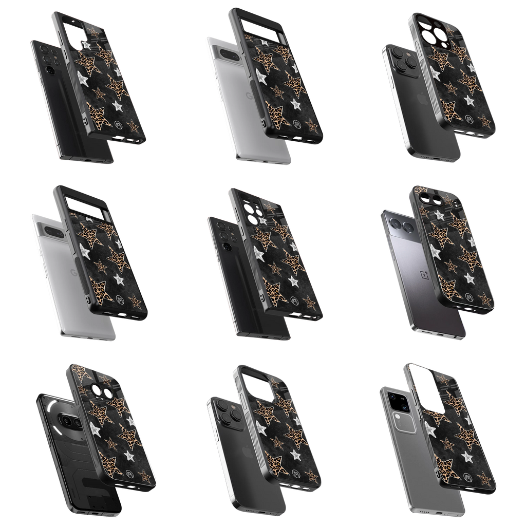 Durable Glass Back Mobile Case for iPhone, Samsung, OnePlus, Google Pixel, Redmi, Vivo, Oppo