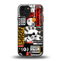 star wars collage back phone cover | glass case for iphone 13 mini