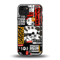 star wars collage back phone cover | glass case for iphone 15