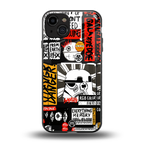 star wars collage back phone cover | glass case for iphone 15