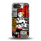 star wars collage back phone cover | glass case for iphone 16e